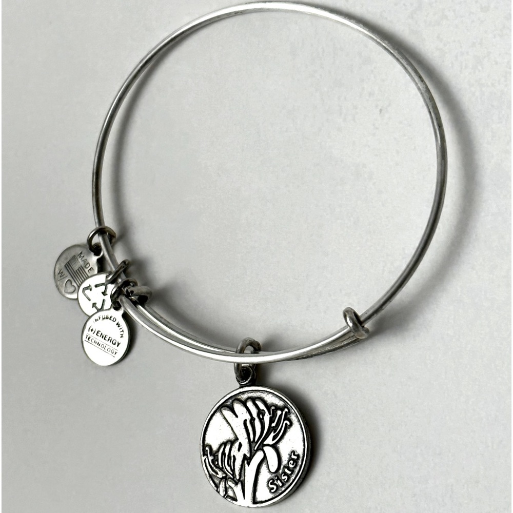 Silver Sister Alex and Ani Bangle